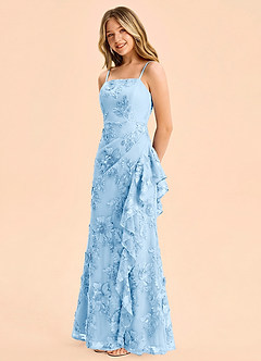 front Azazie Lyla Junior Formal Dress