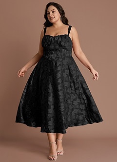 Sylvie Midi Klänning Svart image9