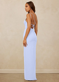 Christian Siriano Bridal for Azazie 1003 Bridesmaid Dresses Lavender Sheath One Shoulder Chiffon Dress image7