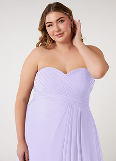 Azazie Arabella Allure Bridesmaid Dresses A-Line Sweetheart Neckline Chiffon Floor-Length Dress image16