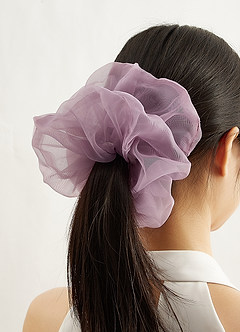 front Sheer Statement Scrunchie Set
