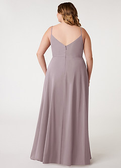 Azazie Daenerys Bridesmaid Dresses Dusk A-Line Cowl Chiffon Dress image9