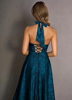 Isabeau Navy Black Maxi Dress image6