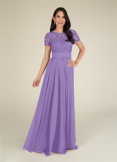 Azazie Annette Kleider für die Brautmutter A-Linie Spitze Chiffon Kleid Tahiti image3