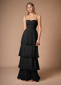 Maxi jurk Isla Zwart image4