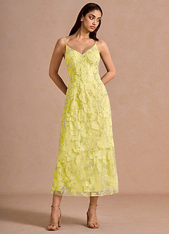 Joreth Lemon Sorbet Midi Dress image3