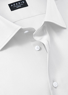 front Julian Blanc Chemise habillée en satin stretch