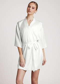 front Classic Satin Robe
