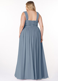 Azazie Zapheira Bridesmaid Dresses Twilight A-Line Ruched Chiffon Dress image8