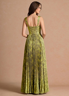 vestido Maxi Musgo Marrom Isonelle image2