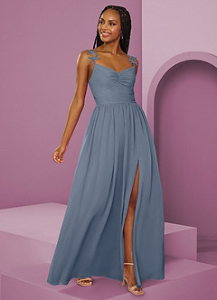 Barbie ♥ Azazie Bridesmaid Dresses Twilight A-Line Pleated Chiffon Dress image15