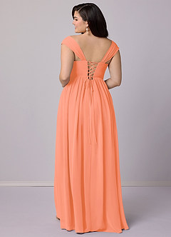 Barbie ♥ Azazie Bridesmaid Dresses Sunset A-Line Corset Chiffon Dress image10