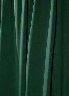 On The Guest List Dark Emerald One-Shoulder Maxi Dress image9