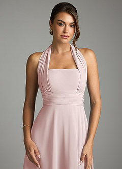 Azazie Tamira Suknie dla druhen Linia A Pofałdowany Szyfon Do ziemi Sukienka image6