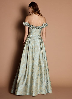 Zora Vintage Blue Gown image7