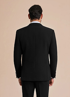 front Hudson Black Chaqueta de esmoquin con solapa de pico