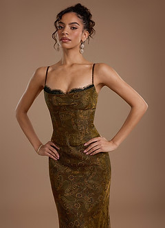 Robe Longue Mocha Paisley Reya image5