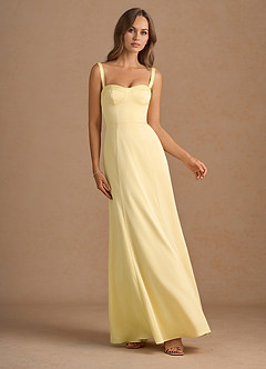 Amaris Maxi Klänning Citronsorbet image4