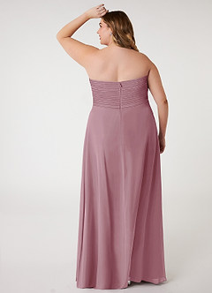 Azazie Arabella Allure Bridesmaid Dresses Vintage Mauve A-Line Sweetheart Neckline Chiffon Convertible Dress image13