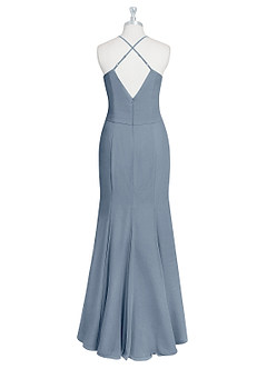 Azazie Carolina Bridesmaid Dresses Twilight Mermaid Ruched Chiffon Dress image7