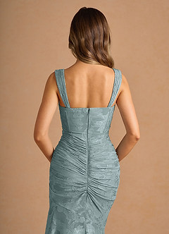 Maxi jurk Tiana Poederblauw image6