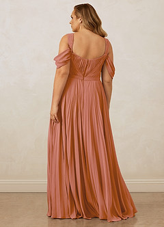 Christian Siriano Bridal for Azazie 1013 Bridesmaid Dresses MAI TAI A-Line Off the Shoulder Chiffon Dress image12