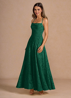Marlo Hunter Green Corset Prom Dress image5