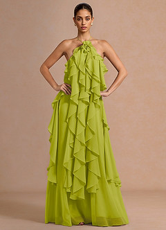 Montana Lemon Green Maxi Dress image4