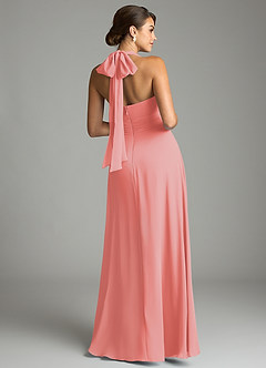 Azazie Tamira Suknie dla druhen Linia A Pofałdowany Szyfon Do ziemi Sukienka image8