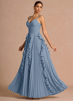Robe Maxi Poudre Bleue Vivian image3