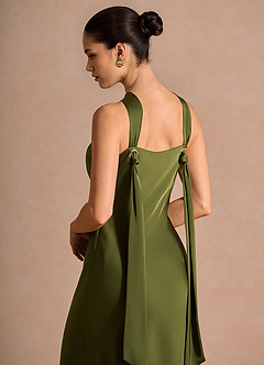 Martina Maxi Klänning Oliv image7