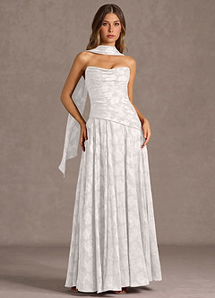 Vestido Crema Largo Gabriela image3