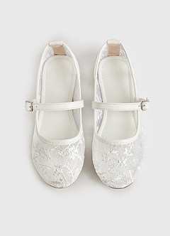 front Lace Ballet Girl's Flat Shoes