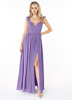 Azazie Stassie Bridesmaid Dresses Tahiti A-Line Sweetheart Ruched Chiffon Dress image1