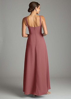 Azazie Debra Bridesmaid Dresses Amethyst A-Line with Pockets Chiffon Convertible Dress image6