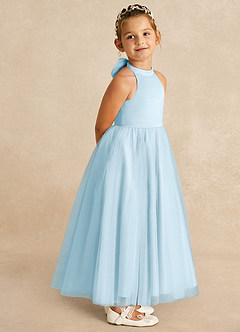 Azazie Bev Flower Girl Klänningar Klänning A-Line i Tyll Konvertibel image8