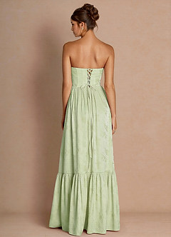 Floria Light Green Maxi Dress image2