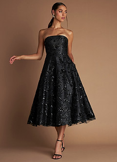 Abito Midi Nero Jinnie image5