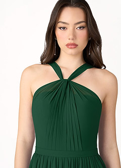 Blanca Emerald Green Halter Maxi Dress image4
