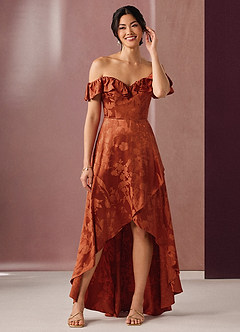 Isabella Rust Maxi Dress image3