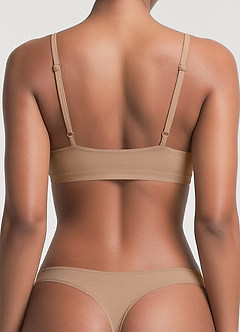 front Bare Feel Low Neck Bh uden polstring