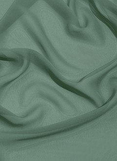Azazie Debra Bridesmaid Dresses Eucalyptus A-Line with Pockets Chiffon Convertible Dress image17