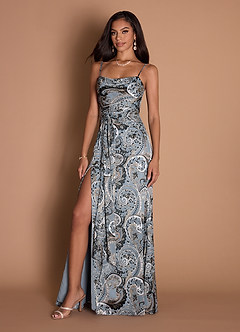 Kleid Parker Blue Paisley image1
