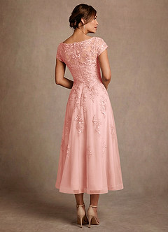 Azazie Jolanda Klänningar till brudens mor Klä A-Line i Spets Rosett image2