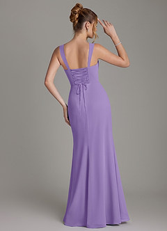 Azazie Agustina Bridesmaid Dresses Tahiti Mermaid Corset Chiffon Dress image7