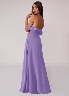 Barbie ♥ Azazie Final Sale Tahiti A-Line Off the Shoulder Chiffon Convertible Dress image2