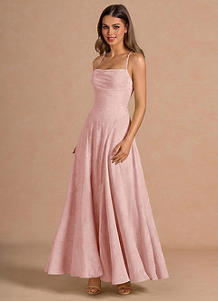 Robe Maxi Rose Poudré Nyselle image4
