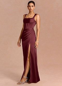 Amora Wine Maxi Dress image4