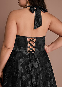 Robe Mi-Longue Noir Isabeau image13