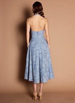 Vestido Azul Pálido Midi Soraya image3